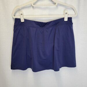 Lands' End Women's Size 12 Swimsuit Skirt Blue
